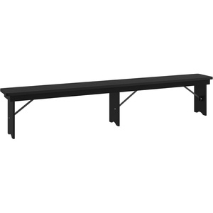 image:imageFlash Furniture Hercules 96x12 Folding Bench with Legs RusticBlack Wash