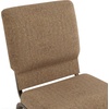 image:imageFlash Furniture Advantage Mixed Tan Church Chair 205 in WideMixed Tan FabricGold Vein Frame