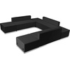 image:imageFlash Furniture HERCULES Alon Series Black LeatherSoft Reception Configuration 7 PiecesBlack