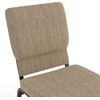 image:imageFlash Furniture Hercules 185 in Wide Fabric Church Chair Dark GrayBeige FabricCopper Vein Frame