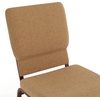image:imageFlash Furniture Hercules 185 in Wide Fabric Church Chair Dark GrayCaramel FabricCopper Vein Frame