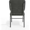image:imageFlash Furniture Hercules 185 in Wide Fabric Church Chair Dark GrayDark Gray FabricSilver Vein Frame