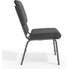 image:imageFlash Furniture Hercules 185 in Wide Fabric Church Chair Dark GrayDark Gray FabricSilver Vein Frame