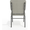 image:imageFlash Furniture Hercules 185 in Wide Fabric Church Chair Dark GrayGray Dot FabricSilver Vein Frame
