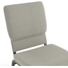 image:imageFlash Furniture Hercules 185 in Wide Fabric Church Chair Dark GrayGray Dot FabricSilver Vein Frame