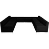image:imageFlash Furniture Hercules LeatherSoft Reception Set Black 8Piece SetBlack