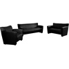 image:imageFlash Furniture Hercules LeatherSoft Reception Set BlackBlack