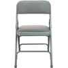 image:imageFlash Furniture Advantage Padded Folding Chair 1 Seat Grey FabricGrey Metal