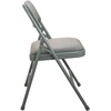 image:imageFlash Furniture Advantage Padded Folding Chair 1 Seat Grey FabricGrey Metal