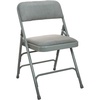 image:imageFlash Furniture Advantage Padded Folding Chair 1 Seat Grey FabricGrey Metal