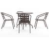 image:imageFlash Furniture 315 in Aluminum Round TableBronze
