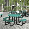 image:imageFlash Furniture SLFEMR46GNGG 46 RD GN Metal Picnic Table