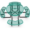 image:imageFlash Furniture SLFEMR46GNGG 46 RD GN Metal Picnic Table