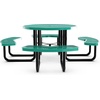 image:imageFlash Furniture SLFEMR46GNGG 46 RD GN Metal Picnic Table