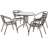 image:imageFlash Furniture 315 in Aluminum Round TableBronze