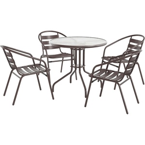 image:imageFlash Furniture 315 in Aluminum Round TableBronze
