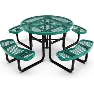 image:imageFlash Furniture SLFEMR46GNGG 46 RD GN Metal Picnic Table