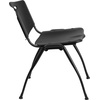 image:imageFlash Furniture 4 Pk HERCULES Series 880 lb Capacity Black Plastic Stack Chair