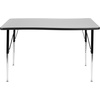 image:imageFlash Furniture 475x28 in Rectangular Activity Table GrayGrey