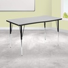 image:imageFlash Furniture 475x28 in Rectangular Activity Table GrayGrey