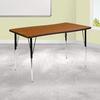 image:imageFlash Furniture 475x28 in Rectangular Activity Table GrayOak