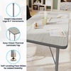 image:imageFlash Furniture 48 x 24 Adjustable Activity Table Light Gray Short LegsLight Gray