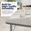image:imageFlash Furniture 48 x 24 Adjustable Activity Table Light Gray Short LegsLight Gray