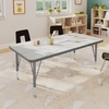 image:imageFlash Furniture 48 x 24 Adjustable Activity Table Light Gray Short LegsLight Gray