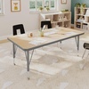 image:imageFlash Furniture 48 x 24 Adjustable Activity Table Light Gray Short LegsLight Natural
