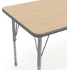 image:imageFlash Furniture 48 x 24 Adjustable Activity Table Light Gray Short LegsLight Natural