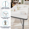 image:imageFlash Furniture 48 x 24 Adjustable Activity Table Light Gray Short LegsWhite