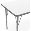 image:imageFlash Furniture 48 x 24 Adjustable Activity Table Light Gray Short LegsWhite