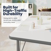 image:imageFlash Furniture 48 x 24 Adjustable Activity Table Light Gray Short LegsWhite