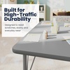 image:imageFlash Furniture 48 x 24 Adjustable Activity Table White CastersGrey