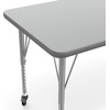 image:imageFlash Furniture 48 x 24 Adjustable Activity Table White CastersGrey