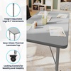 image:imageFlash Furniture 48 x 24 Adjustable Activity Table White CastersGrey