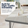 image:imageFlash Furniture 48 x 24 Adjustable Activity Table White CastersLight Gray