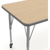 image:imageFlash Furniture 48 x 24 Adjustable Activity Table White CastersLight Natural