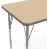 image:imageFlash Furniture 48 x 24 Adjustable Activity Table White CastersLight Natural TopSilver Frame