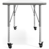 image:imageFlash Furniture 48 x 24 Adjustable Activity Table White CastersWhite