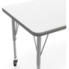 image:imageFlash Furniture 48 x 24 Adjustable Activity Table White CastersWhite