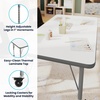 image:imageFlash Furniture 48 x 24 Adjustable Activity Table White CastersWhite
