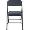 image:imageFlash Furniture Advantage Padded Metal Folding Chair 1 Seat Black FabricBlack Frame