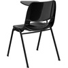 image:imageFlash Furniture HERCULES 5 Pack Black Ergonomic Shell Chair with Right Handed FlipUp Tablet Arm