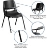 image:imageFlash Furniture HERCULES 5 Pack Black Ergonomic Shell Chair with Right Handed FlipUp Tablet Arm