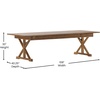 image:imageFlash Furniture Hercules 108x40 in Folding Table with X Legs