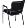 image:imageFlash Furniture Hercules Fabric Stack Chair with Arms BurgundyBlack Patterned Fabric