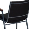 image:imageFlash Furniture Hercules Fabric Stack Chair with Arms BurgundyBlack Patterned Fabric