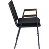 image:imageFlash Furniture Hercules Fabric Stack Chair with Arms BurgundyBlack Patterned Fabric