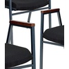 image:imageFlash Furniture Hercules Fabric Stack Chair with Arms BurgundyBlack Patterned Fabric
